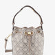 T Monogram coated canvas bucket bag