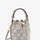 T Monogram coated canvas bucket bag
