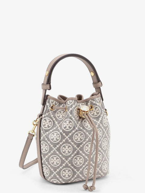 T Monogram coated canvas bucket bag