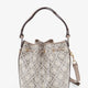 T Monogram coated canvas bucket bag