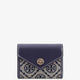 T Monogram Envelope leather and T monogram fabric wallet