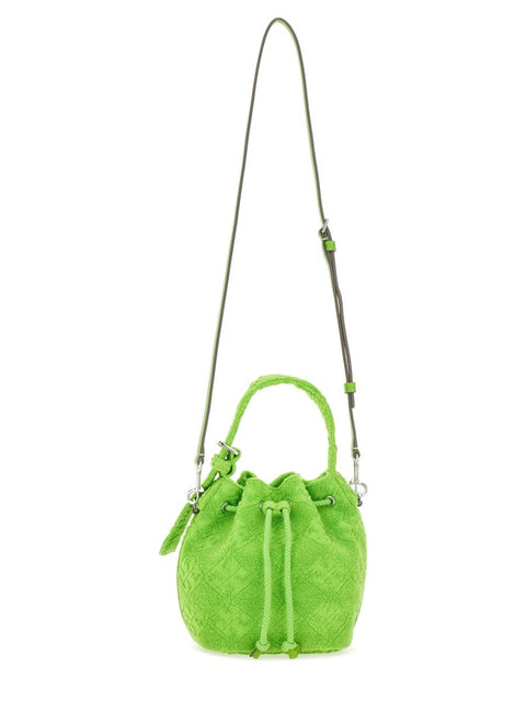 "T MONOGRAM" MINI BUCKET BAG