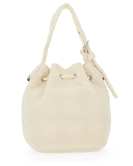 "T MONOGRAM" MINI BUCKET BAG