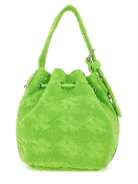 "T MONOGRAM" MINI BUCKET BAG