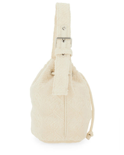 "T MONOGRAM" MINI BUCKET BAG