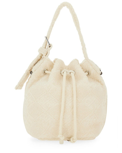 "T MONOGRAM" MINI BUCKET BAG
