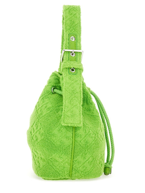 "T MONOGRAM" MINI BUCKET BAG