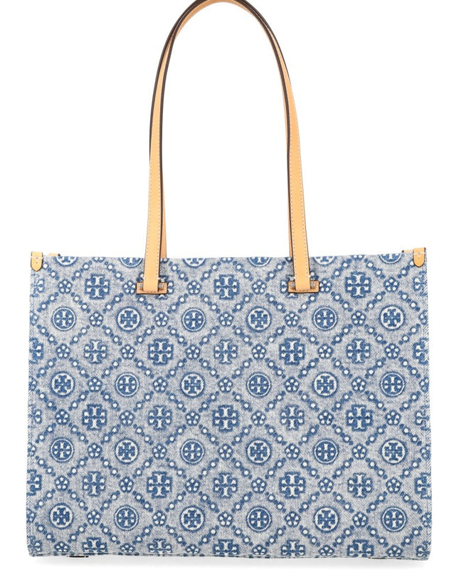"T MONOGRAM" SHOPPER BAG