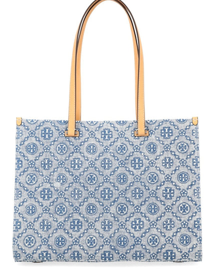 "T MONOGRAM" SHOPPER BAG