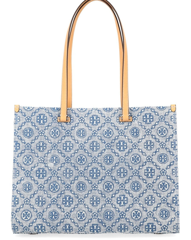 "T MONOGRAM" SHOPPER BAG