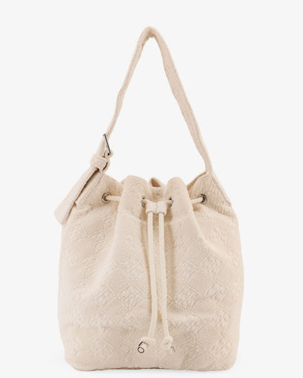 T Monogram Terry canvas bucket bag