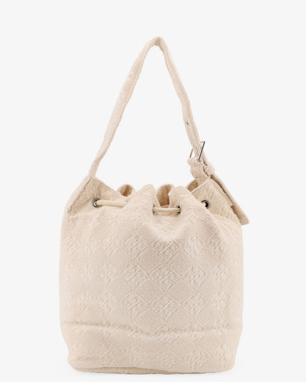 T Monogram Terry canvas bucket bag