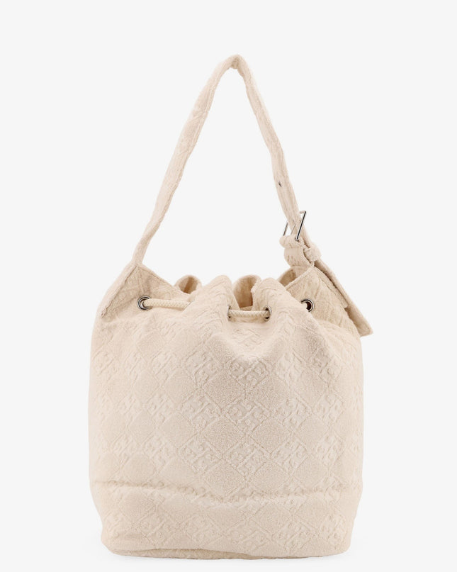 T Monogram Terry canvas bucket bag