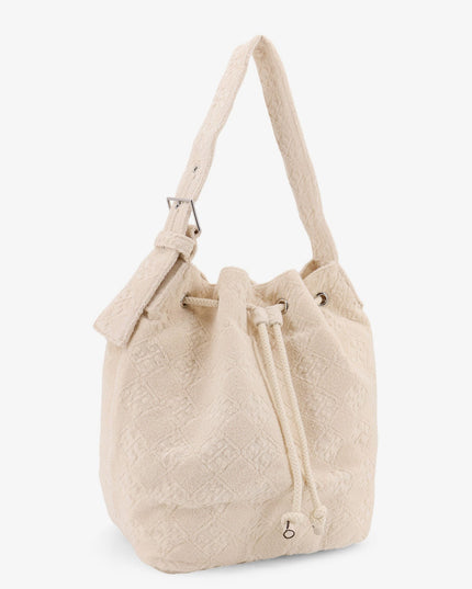 T Monogram Terry canvas bucket bag