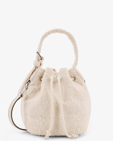 T Monogram Terry Mini canvas bucket bag