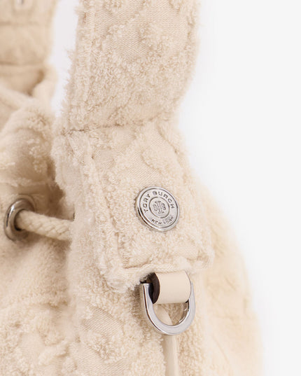 T Monogram Terry Mini canvas bucket bag