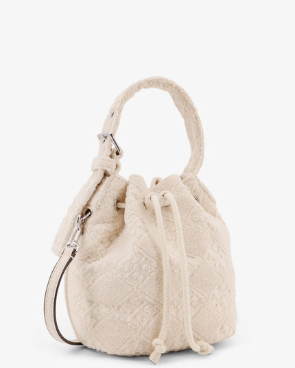 T Monogram Terry Mini canvas bucket bag