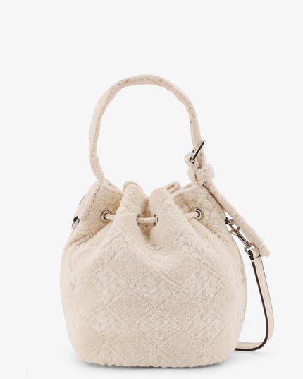 T Monogram Terry Mini canvas bucket bag