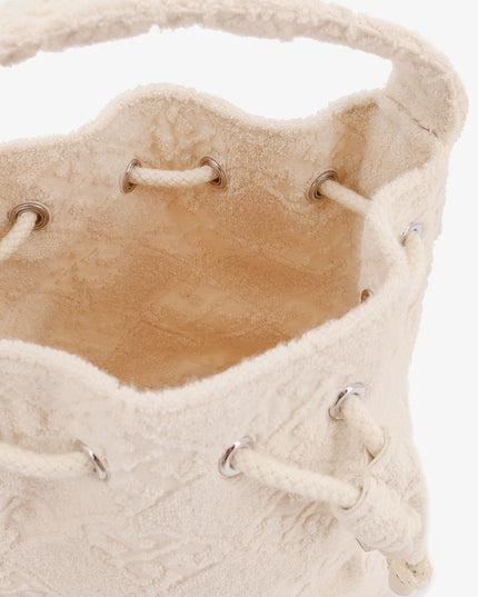 T Monogram Terry Mini canvas bucket bag