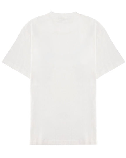 Stone Island | T-Shirt mit Logo-Patch | Weiss | Herren