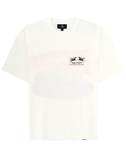 T-SHIRT CON STAMPA "24 HOUR SERVICE"