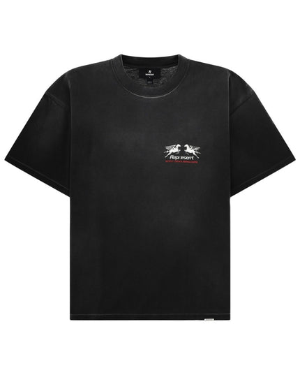 T-SHIRT CON STAMPA "24 HOUR SERVICE"