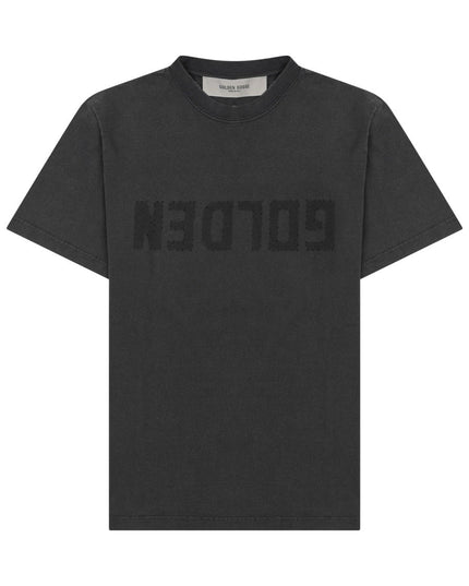 T-SHIRT IN JERSEY DISTRESSED CON LOGO