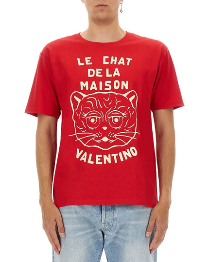 T-SHIRT WITH "CHAT DE LA MAISON" PRINT