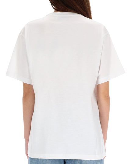 T-SHIRT WITH LOGO EMBROIDERY