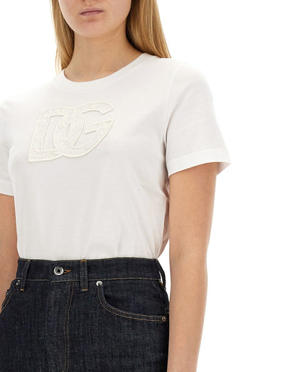 T-SHIRT WITH LOGO PATCH