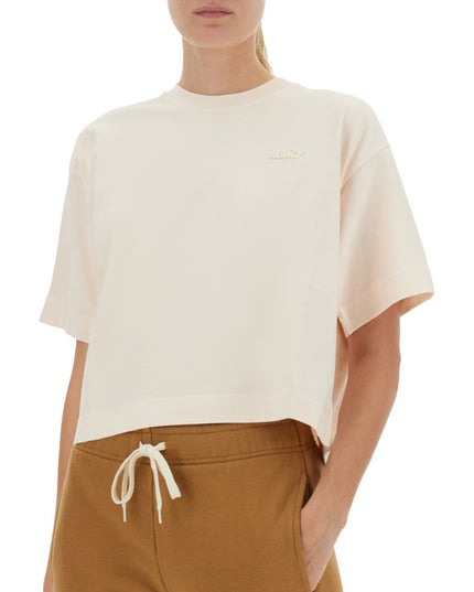 T-SHIRT WITH MATCHING LOGO