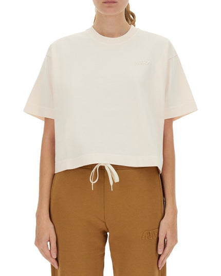 T-SHIRT WITH MATCHING LOGO