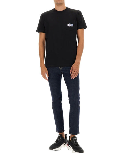 T-SHIRT WITH POCKET AND LOGO