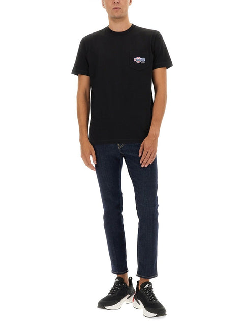 T-SHIRT WITH POCKET AND LOGO