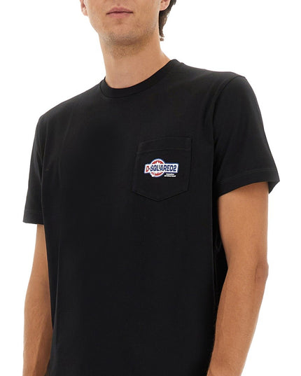 T-SHIRT WITH POCKET AND LOGO