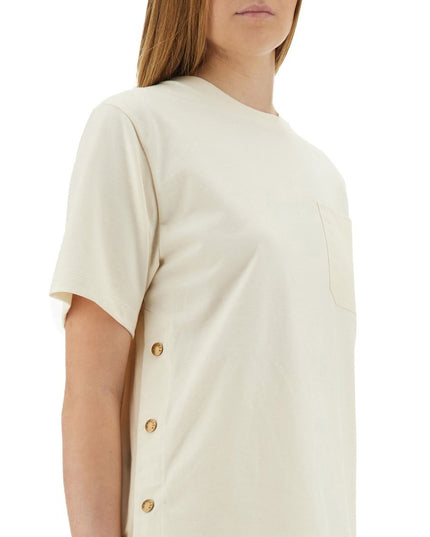 T-SHIRT WITH SIDE BUTTONS
