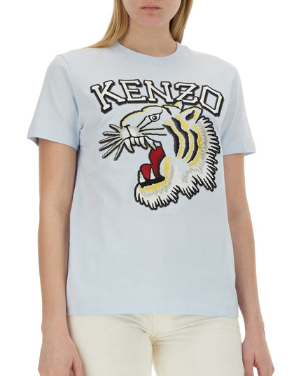 T-SHIRT WITH TIGER EMBROIDERY
