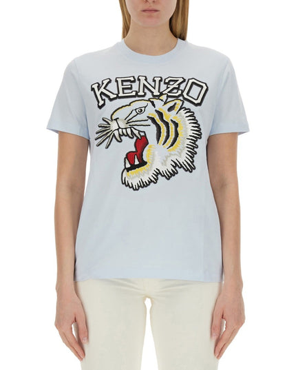 T-SHIRT WITH TIGER EMBROIDERY