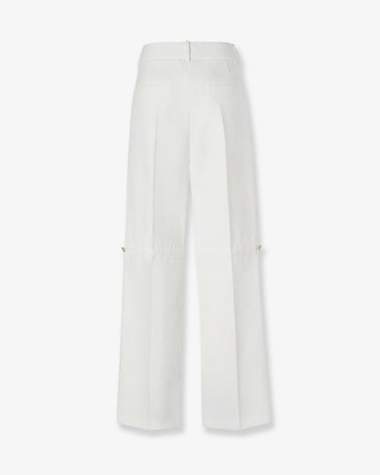 Technical canvas trousers