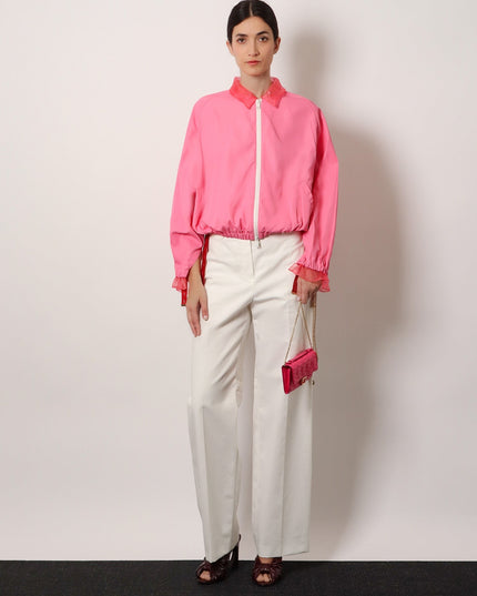 Technical canvas trousers