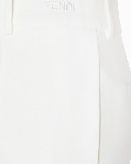 Technical canvas trousers