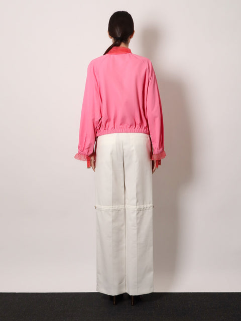 Technical canvas trousers