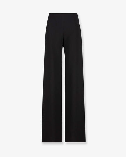 Technical stretch wool trousers