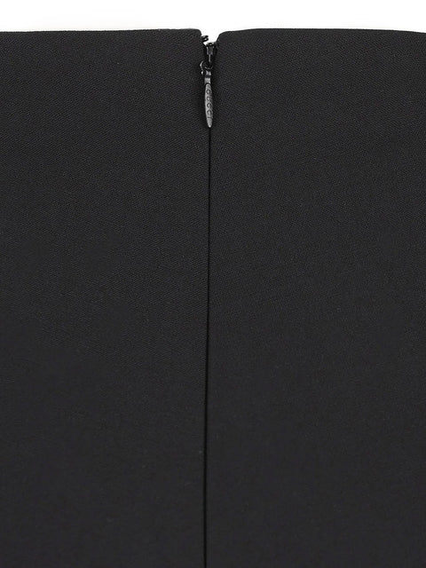 Technical stretch wool trousers