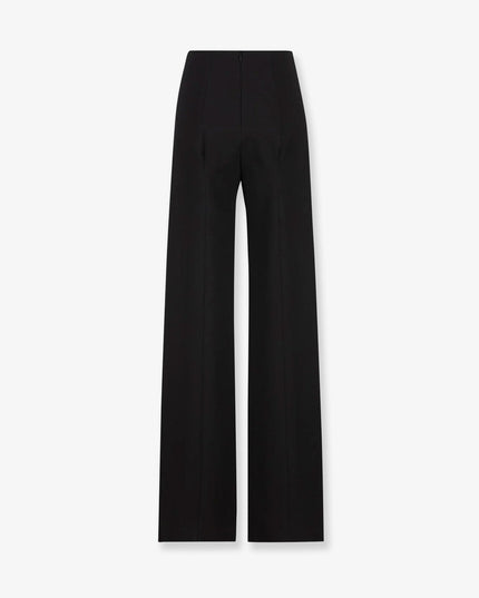 Technical stretch wool trousers