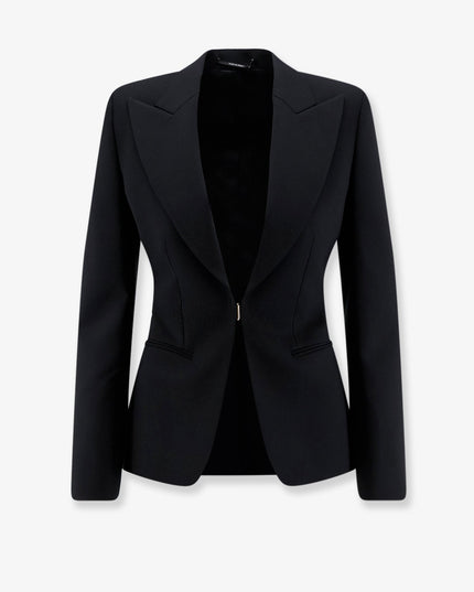 Technical wool blazer