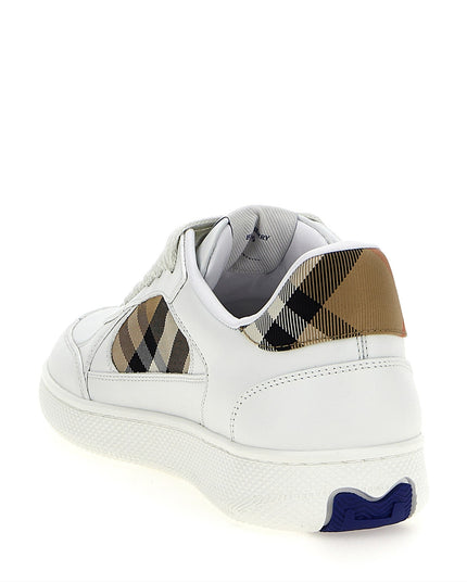 Burberry | Terrace Sneaker mit Check-Details | Beige | Damen