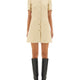 TEXTURED WOOL TWEED DRESS