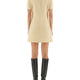 TEXTURED WOOL TWEED DRESS