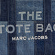 The denim Medium handbag with front logo print